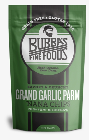 Grand Garlic Parm 'nana Chips - Grand Garlic Parm 'nana Chips By Bubba's Fine Foods #1101614