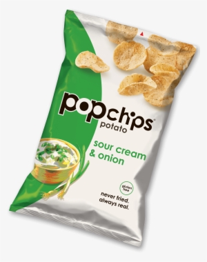 Faq 5oz Bag5 - Popchips Popped Chip Snack, Sour Cream & Onion, #1101671