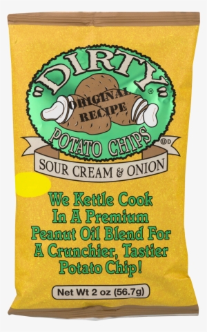 Dirty Kettle Potato Chips, Sour Cream & Onion - Dirty Chips #1101885