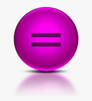 073339 Pink Metallic Orb Icon Alphanumeric Equal Sign - Purple Phone Icon Png #1102327