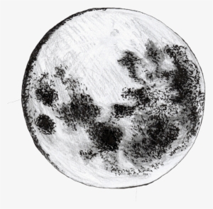The Moon Is A Cheese Ball - Moon Drawing Transparent #1102600