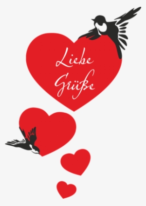 By The Way, When You Personalize Your Cards, They Add - Heart With Bird Png #1102799