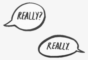Png Really Sticker Tumblr Conversation - Really Png #1102920