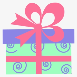 Hand Painted Cartoon Flat Gift Box Decoration Vector #1103007