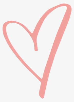 Rustic Clipart Love Heart - Pink Heart Transparent Background #1103210