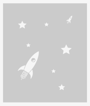 Space Rockets With Stars - Sablona Hvezdicky #1103246
