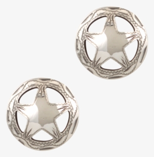 Pinto Ranch Dime Star Engraved Cufflinks - Pinto Ranch #1103299