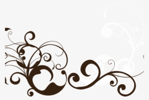 Design Clipart Swirl - Black Swirl Transparent Background #1103447