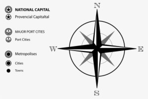 Map Compass Png For Kids - Map Direction Symbol Png #1103712
