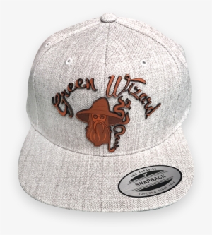 Green Wizard Leather Patch Hat - Hat #1103939