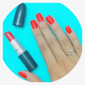 C Lady Danger Nails, Nubar Hot Red - Mac Lady Danger Nail #1104013