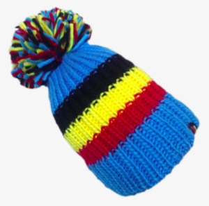 Blue Bobble Hat - Belgium Bobble Hat #1104140
