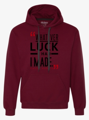 "luck" Chuck Norris Quote Hoodie #1104398