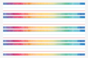 Watercolor Sentence Strips - Watercolor Painting #1104984