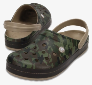 Crocs Crocband Camuflage Tumbleweed - Crocs Crocband Camo Ii Clog #1104986