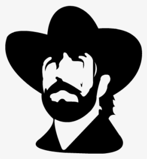 Chuck Norris - Chuck Norris Art Black And White #1105091