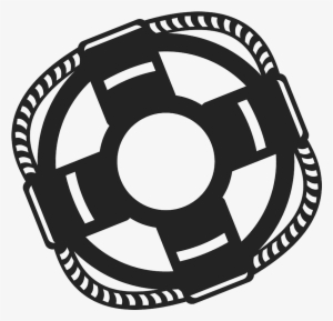 Detailed Life Preserver Stamp - Ship Vector #1105366