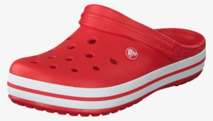 Crocs Men Crocband Flame/white Men-tkjk4 - Shoe #1105995