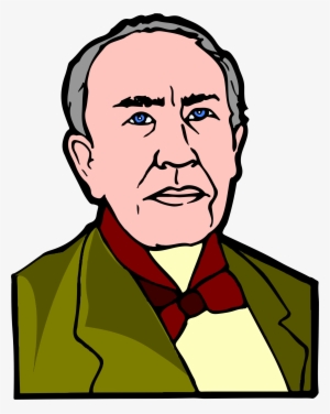 Clipart - Drawing Of Thomas Edison #1106524