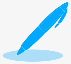Pen Clipart Logo Png - Blue Pen Clipart #1106983