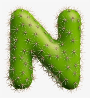 Green Cactus Font - San Pedro Cactus #1107160