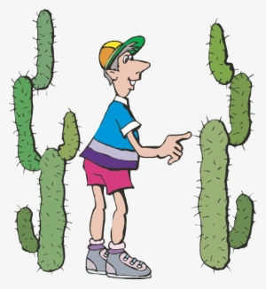 Cactus Clipart Touch - Example Of Sense Of Touch #1107210