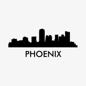 Pheonix Skyline Decal - Phoenix Skyline Png #1107762