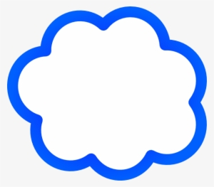 How To Set Use Blue Cloud Bubble Svg Vector #1107933