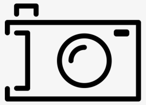 Disposable Camera Thin Outline - Camera Png Thin #1108245