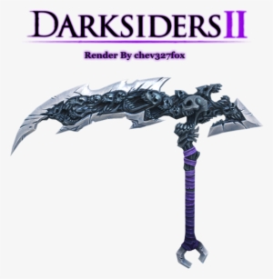 Drawn Scythe Two - Darksiders 2 Scythe Replica #1108319
