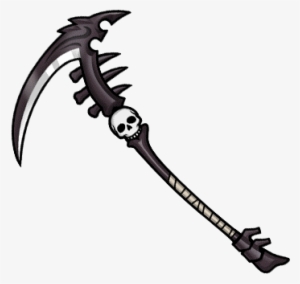 It's An R-ssr Dark Element Scythe Weapon Gear - Unison League Skull Scythe #1108388