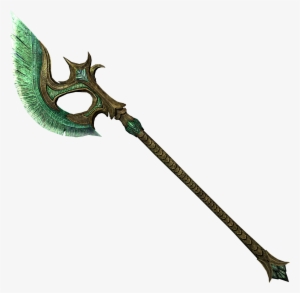 The Green Scythe - Skyrim Battle Axes Nordic #1108775