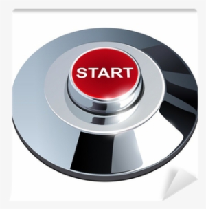 Start Button, 3d Red Chrome Metallic, Isolated - Biostar Ta890fxe #1109546 Start Button, 3d Red Chrome Metallic, Isolated - Biostar Ta890fxe #1109546