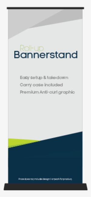 Our Banner Stands Are A Premium Unit With No Flimsy - Standing Banner Template Png #1109927
