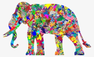 Elephants Modern Art African Elephant Computer Icons - Modern Art #1110030
