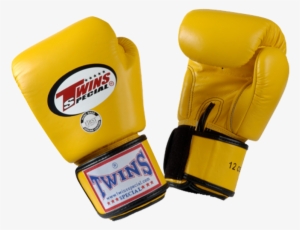 Twins Special Boxing Gloves Bgvl3 Yellow - Twins Yellow Boxing Gloves- Premium Leather W/ Velcro #1110085