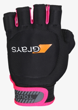 Grays Hockey Hockey Gloves Touch Blk Pnk Lh Xs Back - Grays Hockey Gloves #1110128