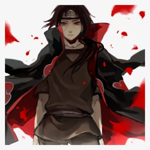 Vector Black And White Stock Uchiha Naruto Profile - Itachi Uchiha Fan Art #1110241