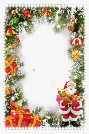 Cadres De Noel,png,frames - Christmas Elf Border Clipart - Free ...