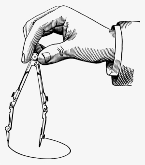 Free Vector Drawing A Circle Clip Art - Drawing Compass Png #1111163