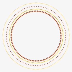 Paper Circle Drawing Color Clip Art - Circle Of Dots Clipart #1111241