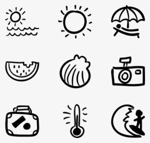 Hand Drawn Beach - Hip Hop Icon #1111273