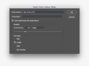 Export Settings In Photoshop For Final Cut Pro X Luts - Final Cut Pro X #1111548