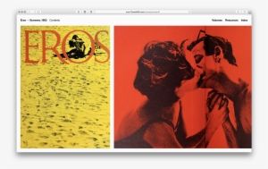 Eros Is The Lesser-known Sister Publication Of Avant - Herb Lubalin Eros #1111741