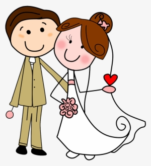 Bride And Groom - Pareja De Novios Caricatura #1111770