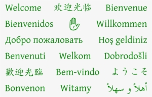 Open - Welcome Different Languages Print #1112183