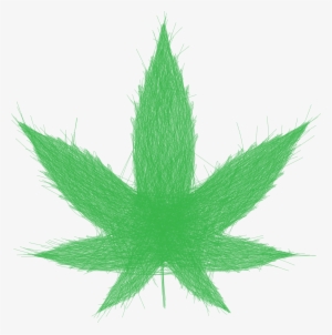 Big Image - Marijuana Leaf Silhouette #1112370