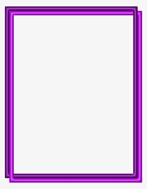 Png Frame Rectangle Glass Neon Purple - Colorfulness #1112636