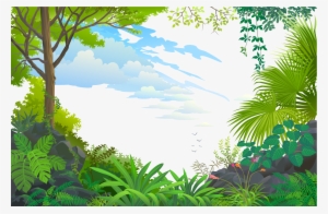 Jpg Freeuse Tree Forest Wallpaper Blue Space Transprent - Jungle Vector #1112979
