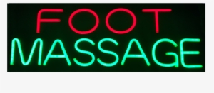 Led Neon Rope Strip Indoor Sign- "foot Massage" - Massage #1113079